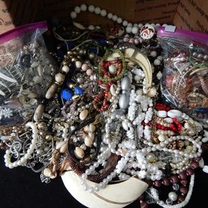 Jewelry Assortment Box Lot FM #6 Craft & Wearable